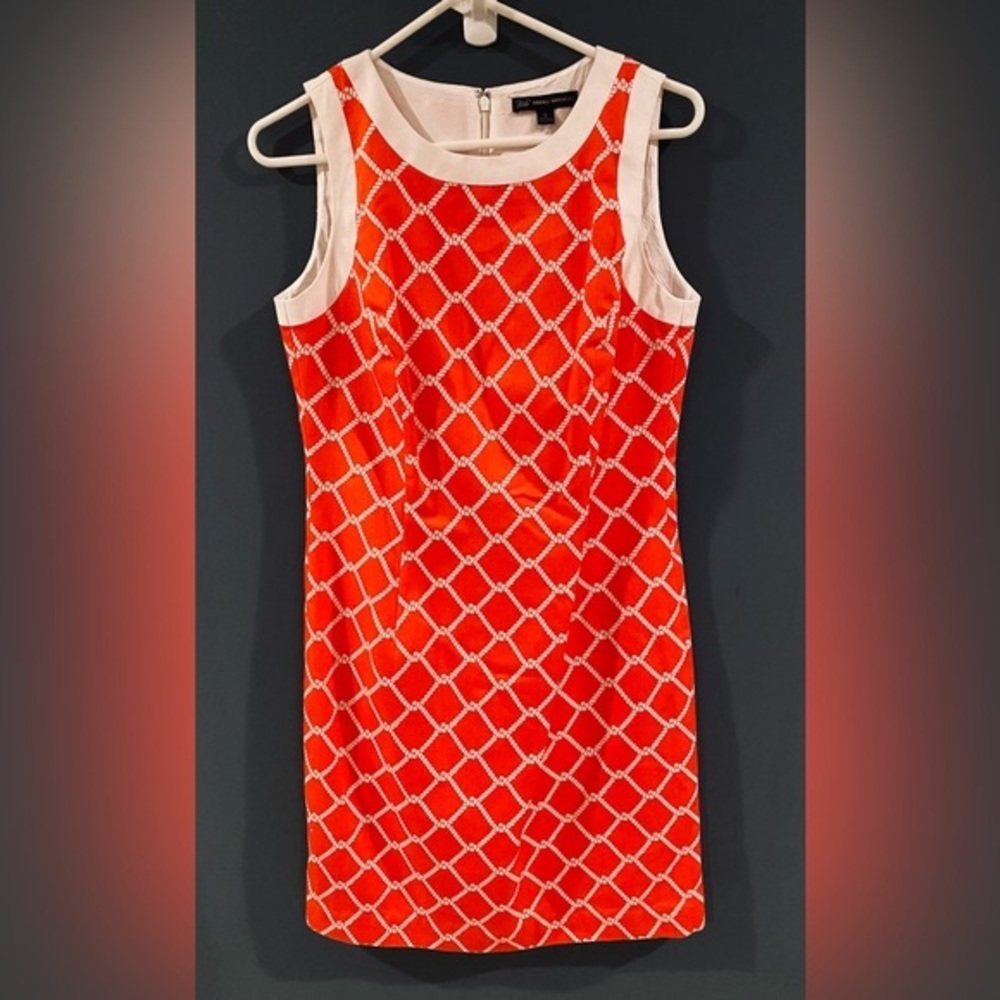 Brooks Brothers Pink And White Nautical Theme Dress. Size 6. EUC.